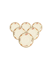 Seltmann Weiden 6er Set Teeuntertassen Marieluise Weihnachtsnostalgie ø 13 cm creme in creme