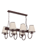 Licht-Erlebnisse Pendelleuchte (B)72 x (L)52 cm in Beige Braun