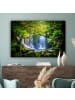 MuchoWow Leinwand bilder Dschungel Wasserfall (BxH)