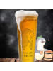 Mr. & Mrs. Panda Bierglas Giraffe Kind mit Spruch in Transparent