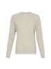 MOSS COPENHAGEN Rundkragen Langarmshirt für Damen in creme
