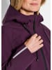 GOLDNER Funktionsjacke Wetterfeste Regenjacke mit Kapuze in beere