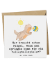 Mr. & Mrs. Panda Klappkarte Volleyball Sprung mit Spruch in Weiß