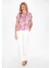 Usha Women Blouse in pink white
