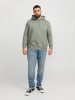 JACK & JONES PLUS Kapuzenpullover in Iceberg Green