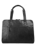 SPIKES & SPARROW Shopper echt Leder in schwarz
