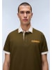 Napapijri Polo E-ZERI SS in Dark Olive