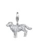 Nenalina Charm 925 Sterling Silber Hund in Silber