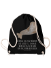Mr. & Mrs. Panda gymnastiktasche Robbe Lachen mit Spruch in Schwarz