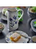 Bloomingville Krug EIMY mit blauen Blumen Ranken Kanne