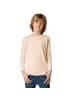tectake Einfarbiges Langarm-Shirt für Kinder, hautfarben
