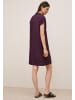 Cecil 'Strukturkleid in Unifarbe' Lila