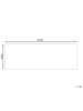 Beliani Läufer KADAYAL in Beige/Weiß - (W) 70 x (H) 1 x (L) 200 cm