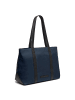 The Chesterfield Brand Otta Shopper Tasche Leder 40 cm Laptopfach navy