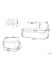 Beliani 3-tlg Lounge Set CACCAMO in Braun