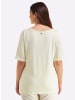 sheego Halbarmshirt in champagner-orchidee-bedruckt