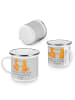 Mr. & Mrs. Panda Kaffeepott 50. Hochzeitstag Goldene Hochzeit mi... in Heather Grey