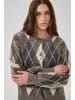 My Essential Wardrobe Strickjacke MWPaloma Casual fit in Major Brown Check
