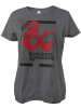 Dungeons And Dragons Shirt "D&D 3 Volume Set Girly Tee" in Grau
