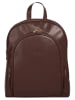 Cluty City-Rucksack echt Leder in braun