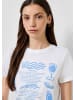 QS T-Shirt in 01D0_weiß