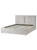 Beliani 2-tlg Doppelbett MOISSAC in Schwarz/Weiß