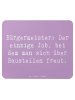 Mr. & Mrs. Panda Mouse Pad Spruch Bürgermeister Freude mit Spruch in Lavendeltraum
