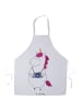 Mr. & Mrs. Panda Kochschürze Einhorn Fotograf ohne Spruch in Weiß