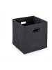 relaxdays 4 x Aufbewahrungsbox in Grau - (B)33 x (H)32 x (T)33 cm