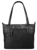 SPIKES & SPARROW Shopper echt Leder in schwarz