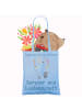 Mr. & Mrs. Panda Tasche Berater Leidenschaft mit Spruch in Sky Blue