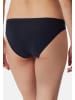 Schiesser Mini Slip Personal Fit in Schwarz / dunkelblau