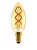 Nordlux 3 er Set LED Filament Leuchtmittel Deco Spiral -E14 in gold