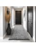 KADIMA DESIGN Teppich Kurzflor Unicolor Chenille Baumwolle Innen in Grau