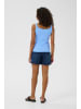 Kaffe Jerseytop KAcarna Tight fit in Vista Blue