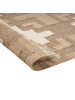 Beliani Geflochtener Teppich KONURTAY in Beige - (W) 200 x (L) 300 cm