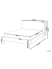 Beliani 2-tlg Doppelbett FLAYAT in Grau/Gold