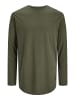 Jack & Jones Langarm-T-Shirt in Forest Night