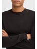 BLEND Strickpullover BHLars 20703347ME Strickpulli mit aufgestickten Ellenbogenpatches in Schwarz