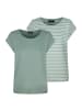 DENIMFY Top DFSophie 2er Pack in Grün