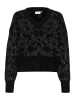 Kaffe Strickpullover KAmirjam Oversize fit in Black Deep