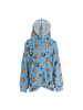 COFI 1453 Bluey Kuscheldecke mit Kapuze Fleece Decke One Size 7-12 Jahre in Blau