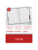 BRUNNEN Buchkalender 765 14,3x20,2cm 1 Tag/Seite Rindleder schwarz 2026