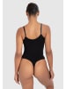 SMILODOX String Bodysuit Nysa in Schwarz