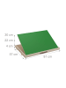 relaxdays Puzzlebrett in Natur/ Grün - (B)81 x (H)4 x (T)57 cm