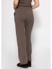 SASSYCLASSY Strickhose mit Kaschmir in Taupe