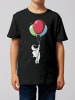 wat? Apparel T-Shirt Little Balloon Astronaut in Schwarz