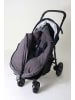 Kaiser Naturfellprodukte Kinderwagen-Fußsack Mila black melange