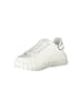 GAELLE PARIS Weiße Polyurethan-Sneaker