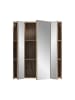 ebuy24 Spiegelschrank Ice Schwarz 60 x 18 cm